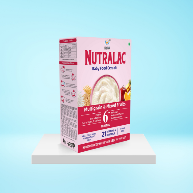 Nutralac Baby Food Cereals – Multigrain & Mixed Fruits